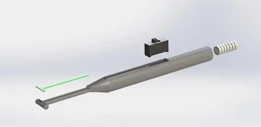 Detailed CAD Render of Solution