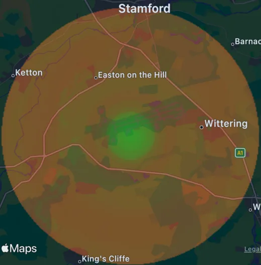Location Accurate Heat-map